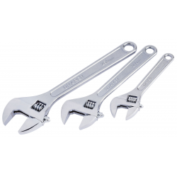 Draper 67642 Adj Wrench 3 Piece Set