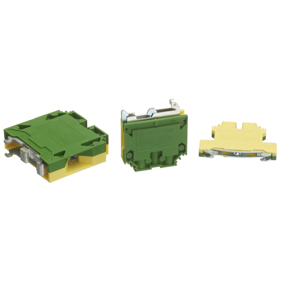 4mm earth terminal din mounted