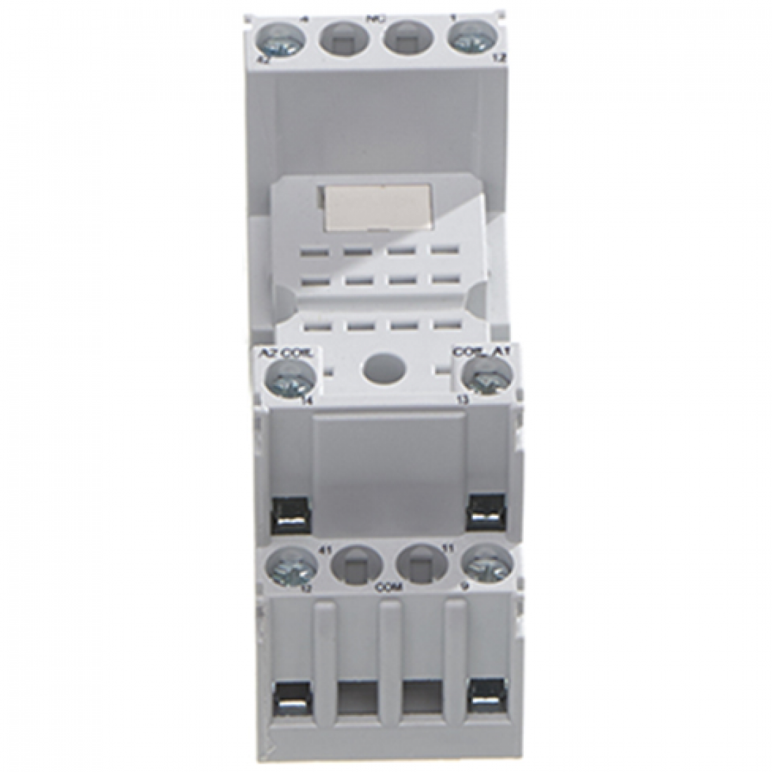 GZT2-GREY 8 Pin Industrial Relay Base Grey