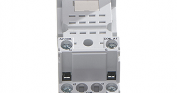 GZT2-GREY 8 Pin Industrial Relay Base Grey
