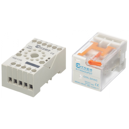 11 PIN OCTAL 3PCO 10A 12V DC