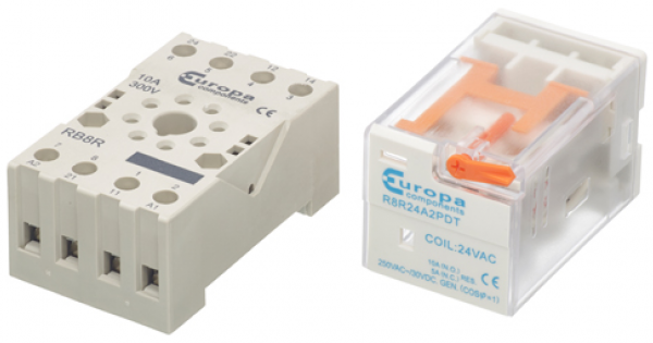 8 PIN OCTAL 2PCO 10A 230V AC