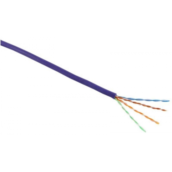 3000-0001 XeLAN Violet CAT5e UTP 4 Pair Cable Dca 305m Box