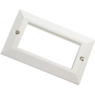 Excel Data Face Plate 2G 4Mod White