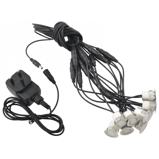 Forum CUL-27858-SST Ohio 30mm Plinth Decking light Kit Stainless steel 6000K