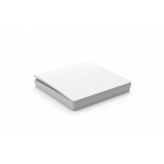 Forum CUL-40031-65 1 Gang Kinetic Culina Matt White IP65 Push Switch