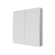 Forum CUL-40033-65 2 Gang Kinetic Culina Matt White IP65 Push Switch