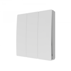 Forum CUL-40035-65 3 Gang Kinetic Culina Matt white IP65 Push Switch