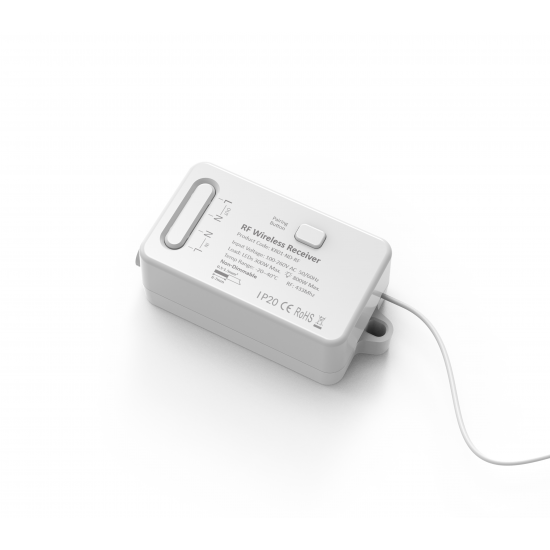 Forum CUL-40038 Culina Konect 1 Channel Kinetic Receiver White RF Non-Dimming Switch Receiver