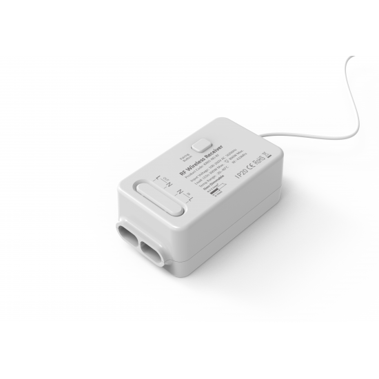 Forum CUL-40038 Culina Konect 1 Channel Kinetic Receiver White RF Non-Dimming Switch Receiver
