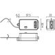 Forum CUL-40039 Culina Konect Single Channel Kinetic Receiver switch White Smart RF and Wifi 