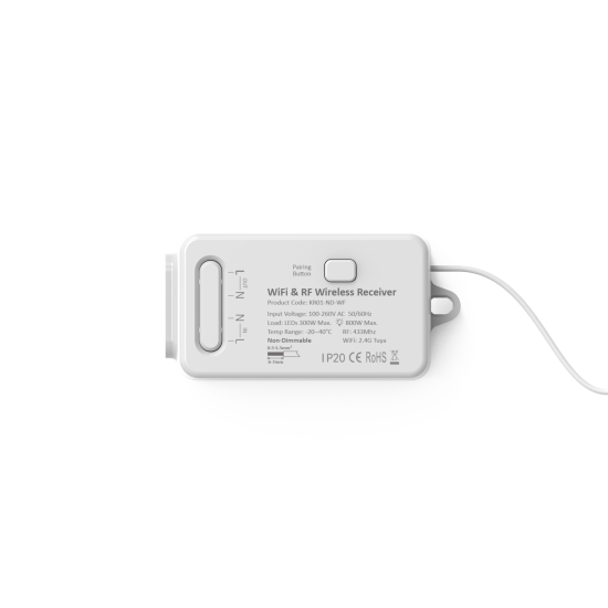 Forum CUL-40039 Culina Konect Single Channel Kinetic Receiver switch White Smart RF and Wifi 