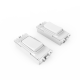 Forum CUL-42495 1 Gang Slim Grid switch Kinetic White Plastic for Culina Grid Plate 