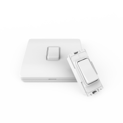 Forum CUL-42499 1 Gang Kinetic Grid switch Frame White for Slim Grid (Frame Only)