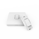 Forum CUL-42499 1 Gang Kinetic Grid switch Frame White for Slim Grid (Frame Only)