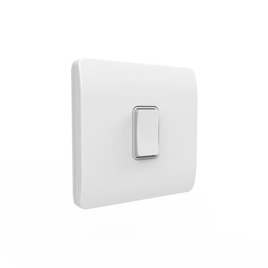 Forum CUL-42499 1 Gang Kinetic Grid switch Frame White for Slim Grid (Frame Only)