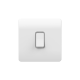 Forum CUL-42499 1 Gang Kinetic Grid switch Frame White for Slim Grid (Frame Only)