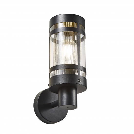 Forum Lighting Gada ZN-40004-Black Brushed steel Wall light 10W E27 With Brushed steel Mesh