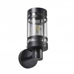 Forum Lighting Gada ZN-40004-Black Brushed steel Wall light 10W E27 With Brushed steel Mesh