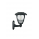 Forum Lighting ZN-42031 Cadeby LED Solar Wall Lantern Black IP44 1W 3000K
