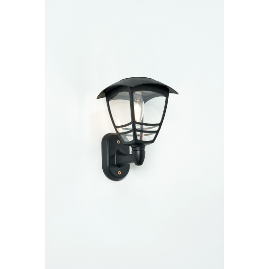 Forum Lighting ZN-42031 Cadeby LED Solar Wall Lantern Black IP44 1W 3000K