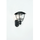 Forum Lighting ZN-42031 Cadeby LED Solar Wall Lantern Black IP44 1W 3000K