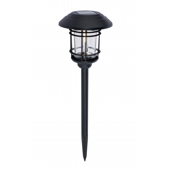 Forum Lighting ZN-42034 Tanfield 1W LED Solar Post Lantern Black