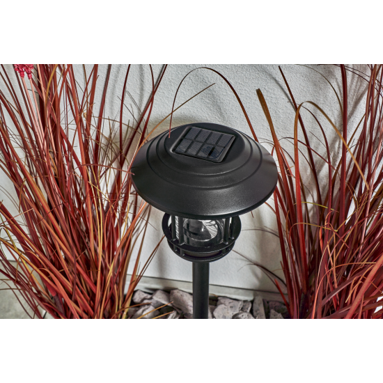 Forum Lighting ZN-42034 Tanfield 1W LED Solar Post Lantern Black