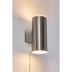 Forum Lighting ZN-42040 Eldon 0.4W LED Solar Up / Down Wall Light Steel