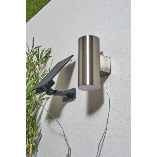 Forum Lighting ZN-42040 Eldon 0.4W LED Solar Up / Down Wall Light Steel
