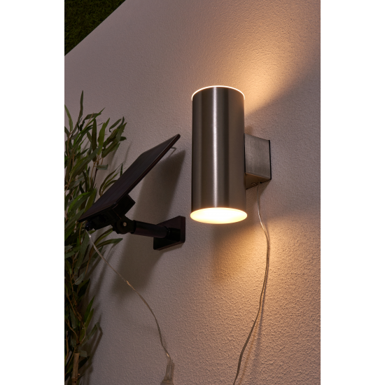 Forum Lighting ZN-42040 Eldon 0.4W LED Solar Up / Down Wall Light Steel
