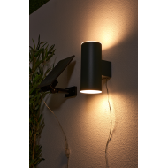 Forum Lighting ZN-42041 Eldon 0.4W LED Solar Up / Down Wall Light Black