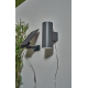 Forum Lighting ZN-42041 Eldon 0.4W LED Solar Up / Down Wall Light Black