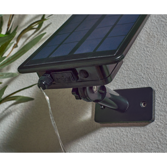 Forum Lighting ZN-42041 Eldon 0.4W LED Solar Up / Down Wall Light Black