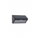 Forum Lighting ZN-42042 Dawdon 9.2W LED Solar Wall Light With PIR Black