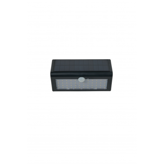 Forum Lighting ZN-42042 Dawdon 9.2W LED Solar Wall Light With PIR Black
