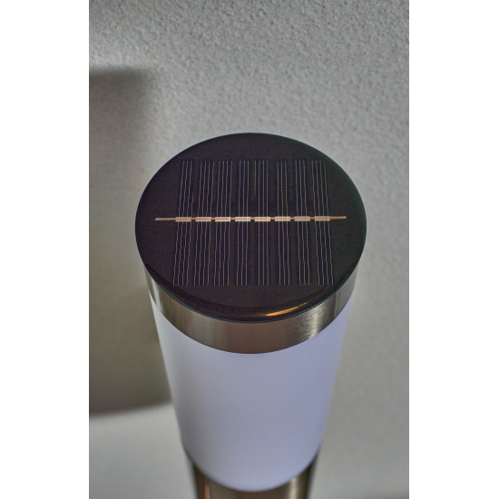 Forum Lighting ZN-42043 Creswell 0.6W LED Solar Wall Light Steel