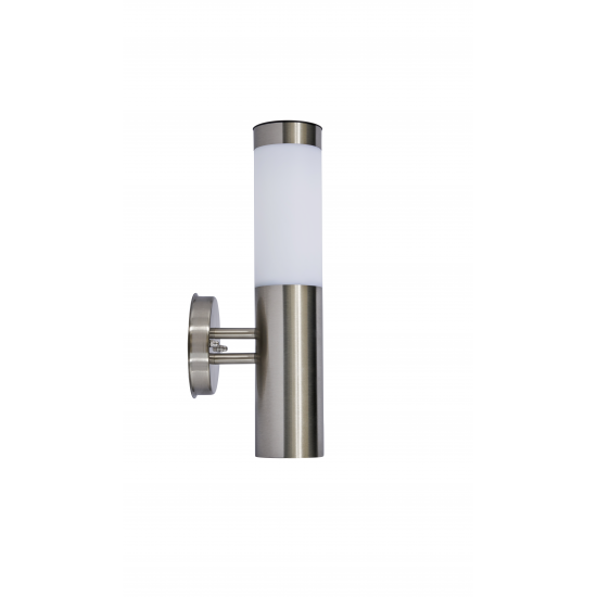 Forum Lighting ZN-42043 Creswell 0.6W LED Solar Wall Light Steel
