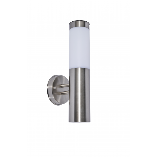 Forum Lighting ZN-42043 Creswell 0.6W LED Solar Wall Light Steel