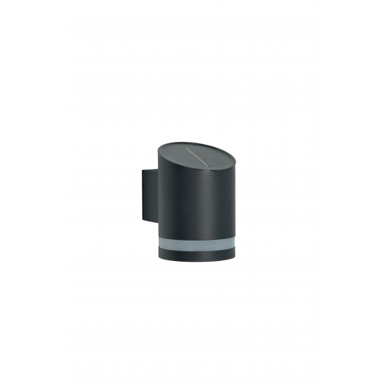 Forum Lighting ZN-42046 Trimdon 0.6W LED Solar Wall Light Black