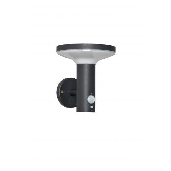 Forum Lighting ZN-42049 Claire 4.4W LED Solar Wall Light With PIR Black