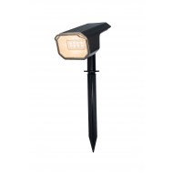 Forum Lighting ZN-42050 Byermoor 1W LED RGBW CCT Smart Solar Spike Light Black
