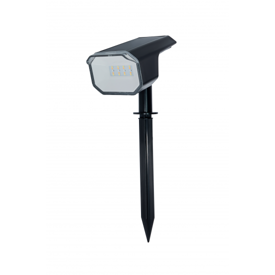 Forum Lighting ZN-42050 Byermoor 1W LED RGBW CCT Smart Solar Spike Light Black
