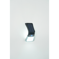 Forum Lighting ZN-42054 Blackhall 2.5W LED Solar Wall Light With Mircowave Sensor Black
