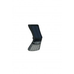 Forum Lighting ZN-42054 Blackhall 2.5W LED Solar Wall Light With Mircowave Sensor Black