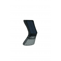 Forum Lighting ZN-42055 Blackhall 3.5W LED Solar Wall Light With Mircowave Sensor Black