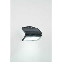 Forum Lighting ZN-42056 Blackhall 4.5W LED Solar Wall Light With Mircowave Sensor Black