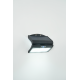 Forum Lighting ZN-42056 Blackhall 4.5W LED Solar Wall Light With Mircowave Sensor Black