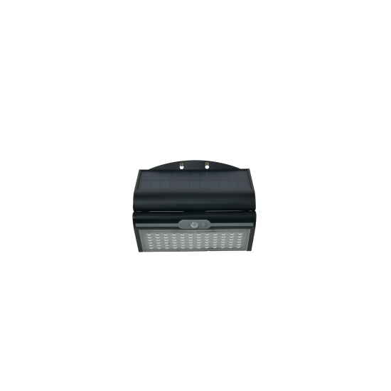 Forum Lighting ZN-42056 Blackhall 4.5W LED Solar Wall Light With Mircowave Sensor Black