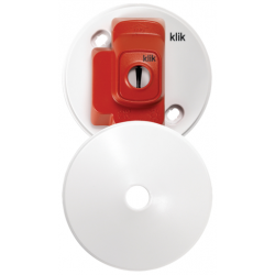 Hager Klik Ceiling Rose 4pin 6 Amp
